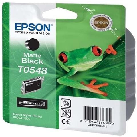 C13T05484010 Cartuccia Ink Originale Nera per Epson Stylus Foto R1800 / Epson Stylus Foto R800 Capacità 550 Pagine - Foto 4