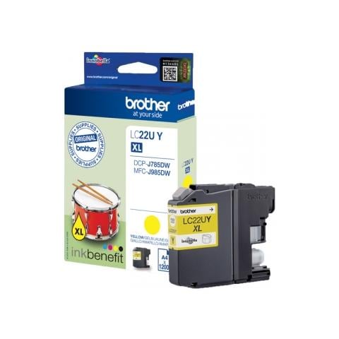 Cartuccia LC22UY giallo per dcp-j785dw- mfc-j985dw capacità 2.400 pagine - Foto 2