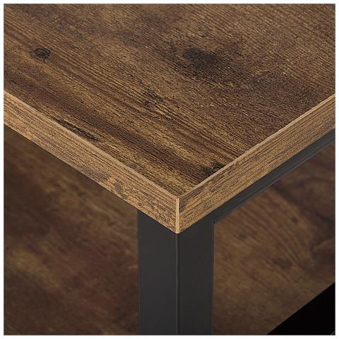 Mobile Tv In Colore Legno Scuro Carlisle - Foto 14