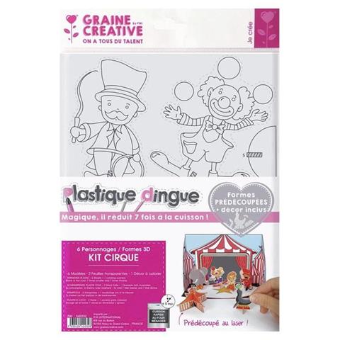 Graines Creatives - Kit Plastica Termoretraibile Circo 3d - Foto 6