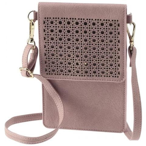 Design Line Cross-body - Schultertasche Fr Mobiltelefon - Kunstleder - Pink (00188723) - Foto 1