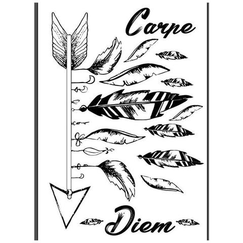 Trasferimento A Caldo A4 Nero & Bianco - Carpe Diem - Foto 1