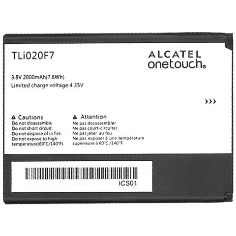 Batteria Litio Originale Tli020f7 Bulk Per U5 3g 4047d 4047x - Pixi 4 (5) - Foto 1