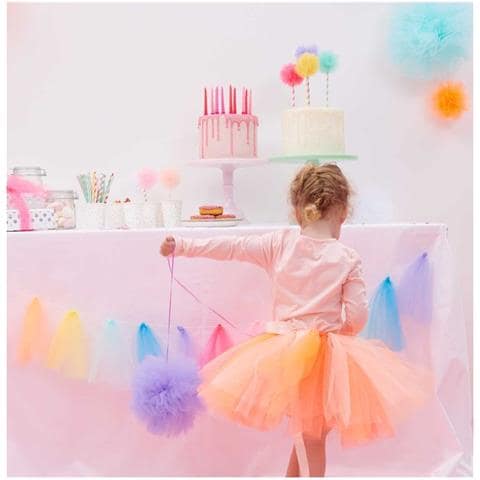 Tulle Lilla - 5 M Rotolo - Foto 2