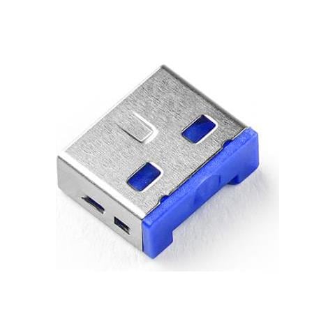 Ul03pkdb Clip Sicura Bloccaporte + Chiave Usb Tipo A Blu 6 Pz - Foto 1