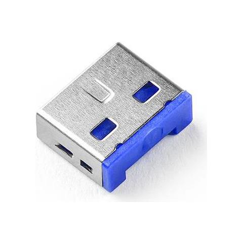Ul03pkdb Clip Sicura Bloccaporte + Chiave Usb Tipo A Blu 6 Pz - Foto 4