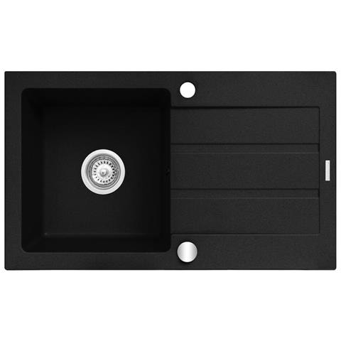 Lavello A Una Vasca Maidsinks 1b 1d Karbon 76 X 44 Cm - Foto 1