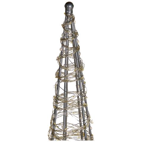 Decorazione Led Ferro Argento 57 Cm Kotala - Foto 2