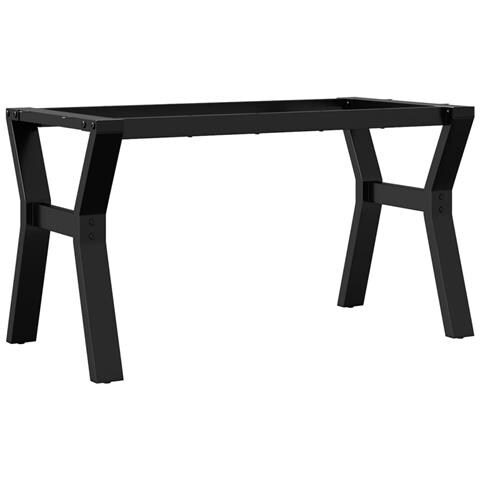 Telaio Gambe A Y Per Tavolino Da Salotto 80x40x43 Cm In Ghisa - Foto 2