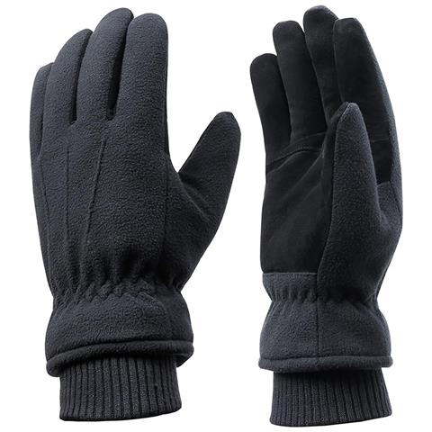 Guanti Da Uomo Per L'inverno Con Thinsulate, Nero, Taglia M - Foto 1