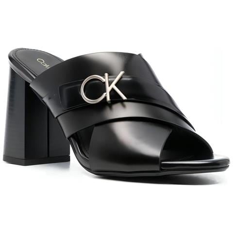X Slide Sandal 85 W /hw Sandali Pelle Scarpe Donna Nero Eu 36, Hw0hw01520 Beh - Foto 1