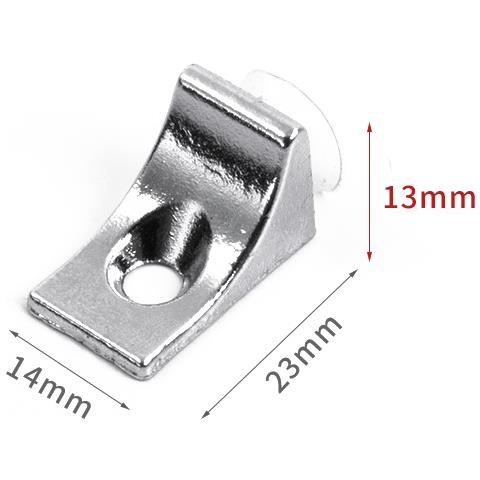 Staffe Per Mensole In Vetro In Lega Di Zinco, Angolo Retto 7-forma 9g (confezione Da 10) - Foto 2