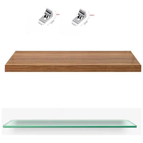 Staffe Per Mensole In Vetro In Lega Di Zinco, Angolo Retto 7-forma 9g (confezione Da 10) - Foto 3