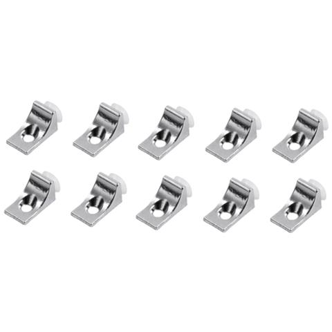 Staffe Per Mensole In Vetro In Lega Di Zinco, Angolo Retto 7-forma 9g (confezione Da 10) - Foto 1