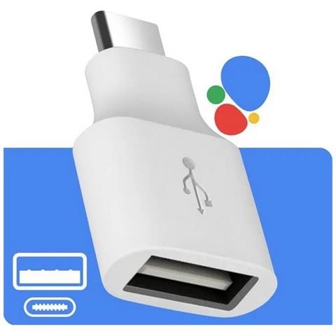 Adattatore Otg Originale Type C - Usb White Bulk Per Smartphone E Tablet - Foto 5