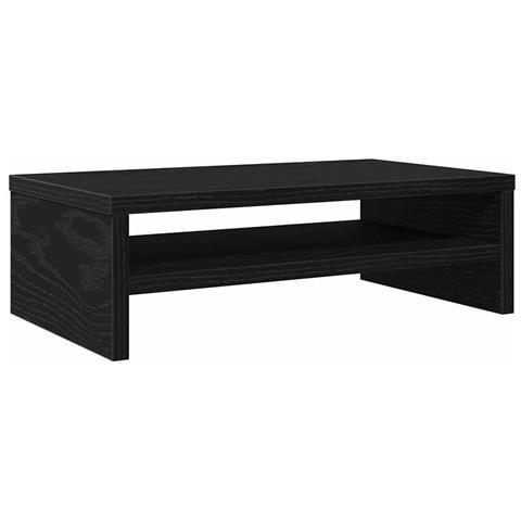 Supporto Per Monitor Rovere Nero 42x24x13 Cm In Truciolato - Foto 2