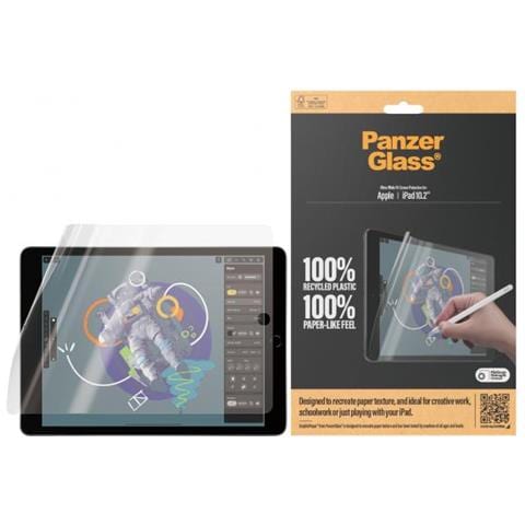 Panzerglass Graphicpaper Pellicola In Vetro Temperato Ipad 10.2"" Ultra-wide Fit - Foto 3