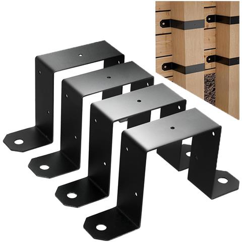 Staffa Per Pali Di Recinzione Per Impieghi Gravosi Per Il Supporto Del Ponte - Foto 1