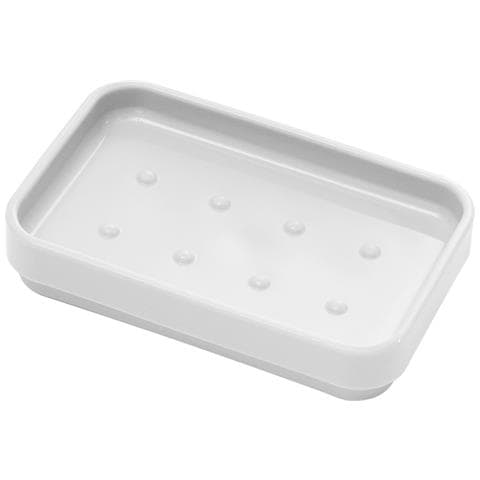 Portasapone D'appoggio In Plastica Riciclata 6398 Serie Seventy Bianco - Foto 1