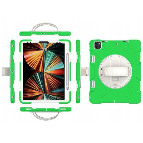 Custodia Per Ipad Air 5/4 Con Supporto Girevole E Alloggiamento Per Stilo Verde - Foto 2