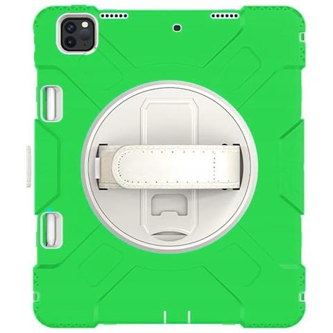 Custodia Per Ipad Air 5/4 Con Supporto Girevole E Alloggiamento Per Stilo Verde - Foto 1