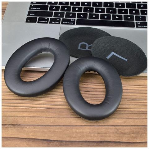 2 Cuscinetti Di Ricambio Compatibili Con Cuffie Bluetooth Bose Quietcomfort - Nero - Foto 2