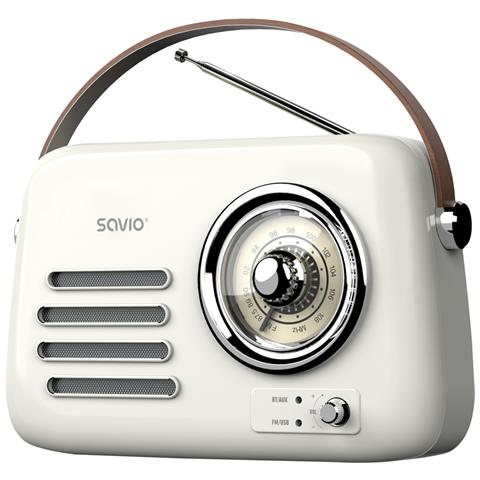 RS-02 radio Portatile Analogico Bianco - Foto 1
