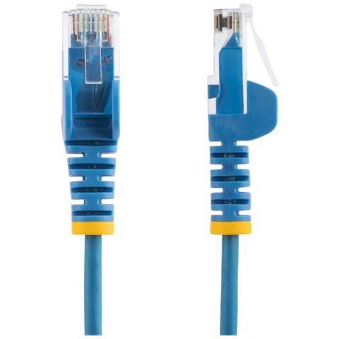 Cavo Ethernet CAT6 Blu da 5m; Patch UTP con Plug RJ45 Antigroviglio e Rilievi di Trazione, Cavo Lan Slim in Rame Puro 28AWG, Sottoposto a test Fluke - Foto 5