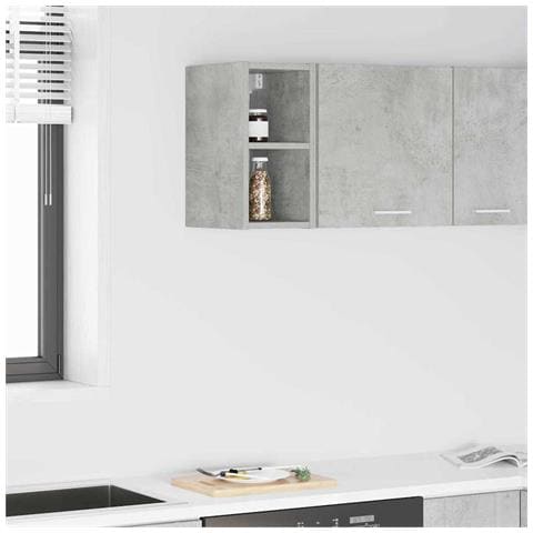 Armadio pensile Riga Grigio cemento 20 x 29,5 x 40 cm - Foto 2
