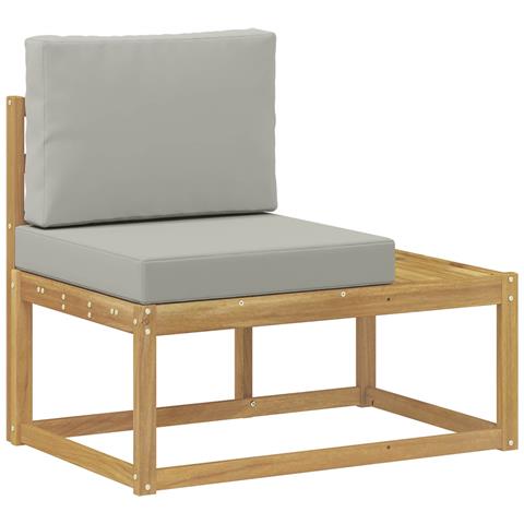 Divano da Esterno con cuscino Bianco 91 x 63 x 73 cm - Foto 1
