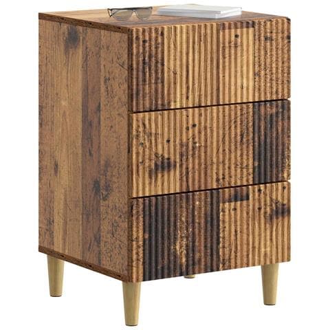 Armadio da Notte con cassetto Legno antico 43 x 41 x 66,5 cm - Foto 2
