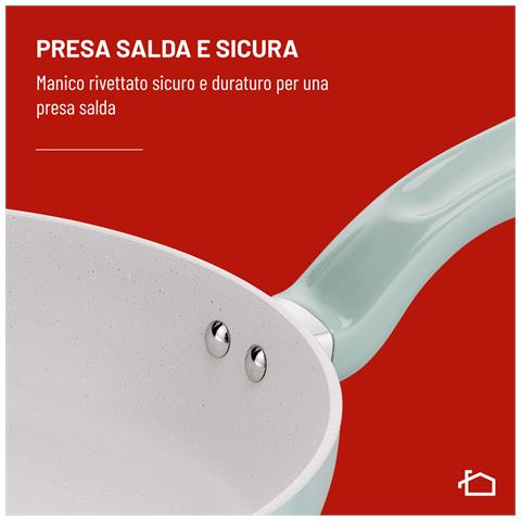 Salvia, Padella, Antiaderente, induzione e gas, 28 cm - Foto 2