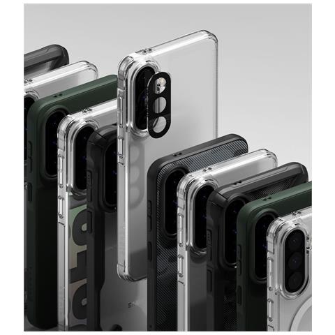 Custodia Ringke Fusion X Nera / Trasparente Per Samsung Galaxy A57 5g - Foto 6