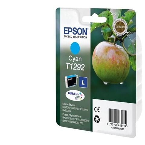 C13T12924021 Cartuccia Ink Originale Ciano L Size per Stylus SX Series E Office Capacità 690 Pagine - Foto 2