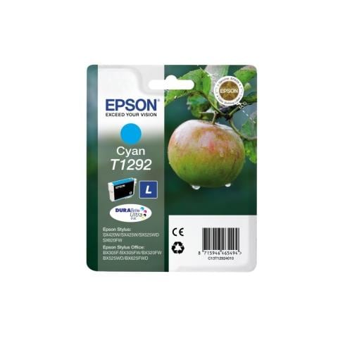 C13T12924021 Cartuccia Ink Originale Ciano L Size per Stylus SX Series E Office Capacità 690 Pagine - Foto 1