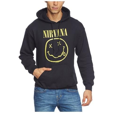 Nirvana - Smiley (Felpa Con Cappuccio Unisex Tg. 2XL)  - Foto 1