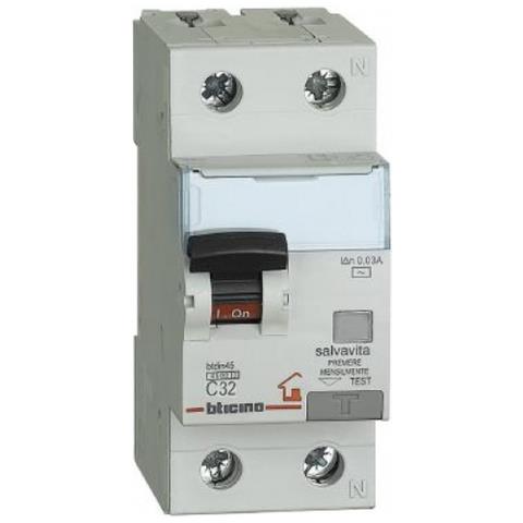 Gc8813ac32 - Btdin-rs - Interruttore Magnetotermico Differenziale Ac 1p+n 30ma 32a 4500 - Foto 6