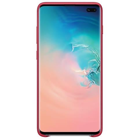 Cover Protettiva in Pelle Galaxy S10+ Rosso - Foto 2