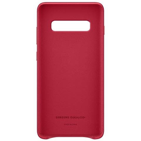Cover Protettiva in Pelle Galaxy S10+ Rosso - Foto 4