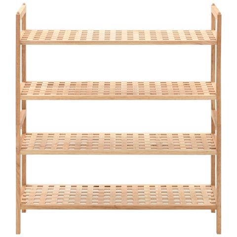Scarpiera In Legno Massello Di Noce 69x26x81 Cm - Foto 2