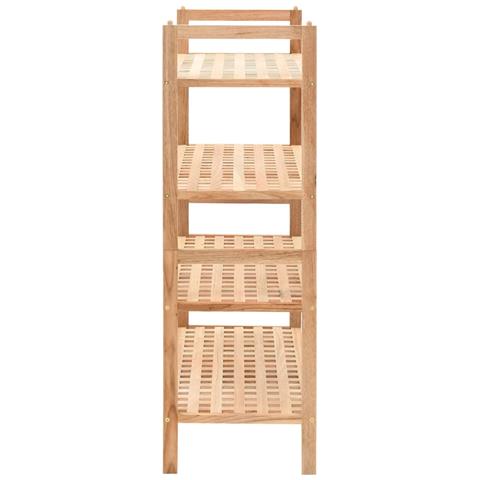 Scarpiera In Legno Massello Di Noce 69x26x81 Cm - Foto 7