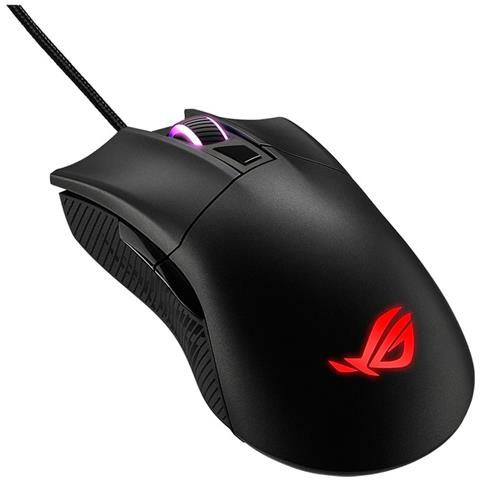 Mouse Rog Gladius II Core Ottico 6 Tasti 6200 DPI Colore Nero - Foto 1