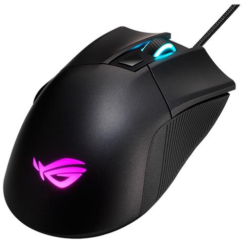 Mouse Rog Gladius II Core Ottico 6 Tasti 6200 DPI Colore Nero - Foto 5