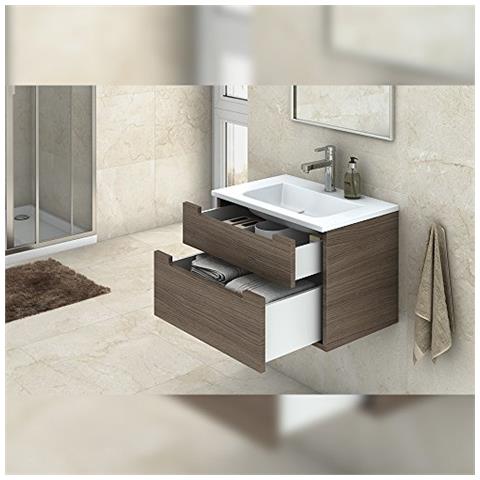 Kit Cassetto Cucina O Bagno Con Guide Ad Estrazione Totale E Chiusura Soft, Altezza 185mm E Profondità 500mm, Bianco - Foto 5