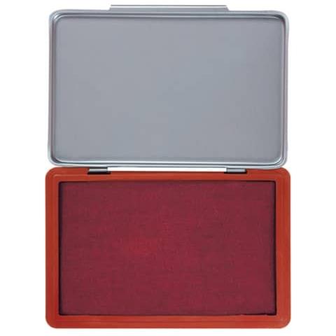 Cuscinetto Per Timbri 11x7 Cm Rosso Kf25212 - Foto 1