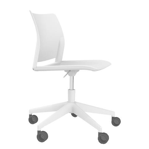 Sedia Home / office Alpha Gb Bianco S / braccioli - Foto 1