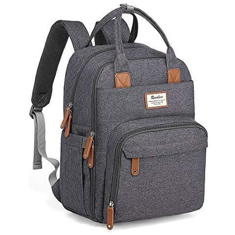 Cambiare Zaino Sacchetto Del Pannolino Del Bambino Pannolino Zaino Con Fasciatoio Per Mamma E Pap (grigio Scuro)  - Foto 1
