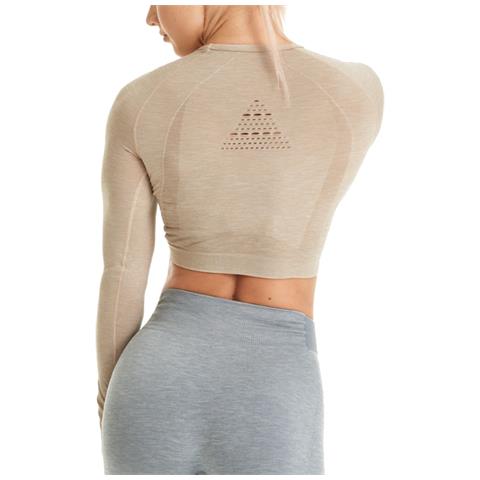 Longsleeve Long-sand, Donna, Beige, Magliette A Maniche Lunghe, Numero: M / l Eu - Foto 2