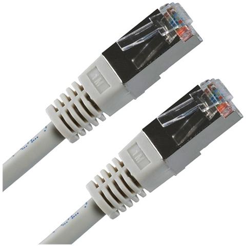 10.20.0802, RJ-45, RJ-45, Maschio / maschio, Cat6, F / UTP (FTP) , Grigio - Foto 1