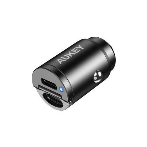 Caricabatteria Da Auto Aukey Cc-a4 2 X Usb-c, 30 W - Foto 1